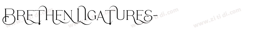 Brethen Ligatures字体转换